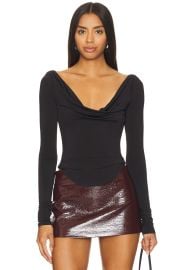 Lovers And Friends Xander Top In Black at Revolve