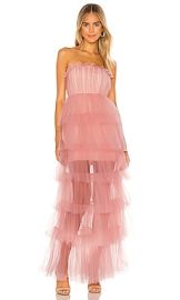 Lovers and Friends Bobbit Gown in Blush Pink at Revolve