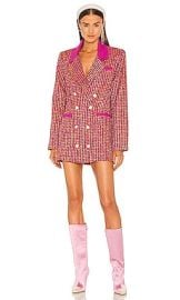 Lovers and Friends Nadja Jacket Dress in Pink  Red at Revolve