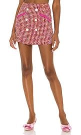 Lovers and Friends Nadja Mini Skirt in Pink  Red at Revolve