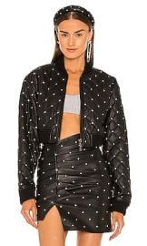 Lovers and Friends Valletta Quilted Leather Jacket in Black at Revolve