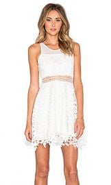 Lovers and Friends x REVOLVE Play Date Fit and Flare Dress in White at Revolve