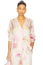 Loveshackfancy Renetta Top In Sunlit Rose at Revolve