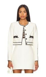 Loveshackfancy Talika Jacket In Cream at Revolve