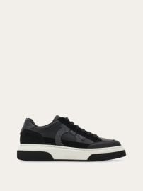 Low top sneaker with Gancini outline at Ferragamo