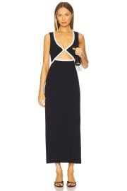 Lspace Steph Dress In Black Cream at Revolve