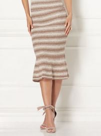 Luana Sweater trumpet skirt at NY&C