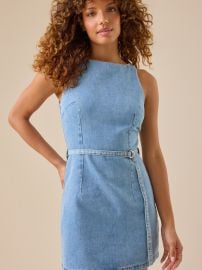 Luca Denim Mini Dress at Altar'd State