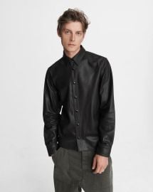 Lucas Shirt - Leather rag amp bone at Rag & Bone