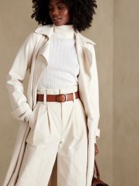 Lucci Merino Turtleneck Sweater in Ivory at Banana Republic