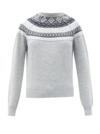 Lucia Fair Isle-Jacquard Cashmere Sweater by Johnstons of Elgin at Matches