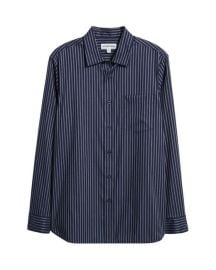Lucian Stripe Stretch Button-up Shirt In Blue at Nordstrom