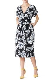 WornOnTV: Cecilia’s black floral wrap dress on Good Morning America ...