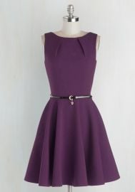 Luck Be a Lady Dress in Violet at ModCloth