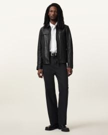 Luck Leather Jacket Black ALLSAINTS US at All Saints