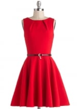 Luck by a lady dress in Red at Modcloth