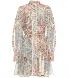 Lucky Bound printed silk minidress at Mytheresa