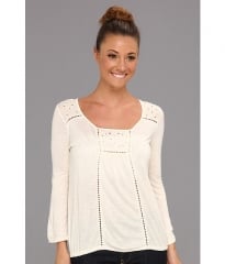 Lucky Brand Cailey Cut Out Top in Nigori at 6pm