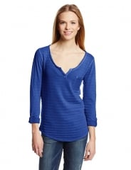 Lucky Brand Costa Mesa Top in blue at Amazon