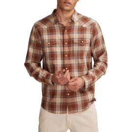 Lucky Brand Dobby Plaid Western Shirt at Nordstrom