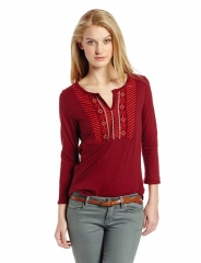 Lucky Brand Embroidered Bib Top at Amazon