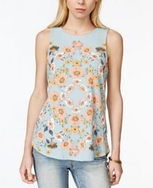 Lucky Brand Floral-Print Tank Top at Macys