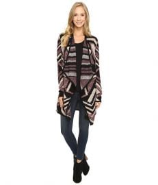 Lucky Brand Intarsia Cardigan Multi at 6pm