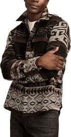 Lucky Brand Men's Jacquard Humboldt Long Sleeve Overshirt at Amazon