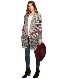 Lucky Brand Mixed Striped Cardigan at 6pm