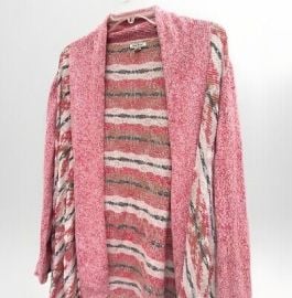 Lucky Brand Open Sweater Cardigan WOMENS XS Aztec Southwestern Boho Oversized eBay at eBay