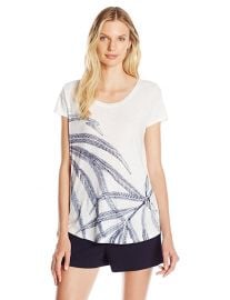 Lucky Brand Palm Fronds Tee at Amazon