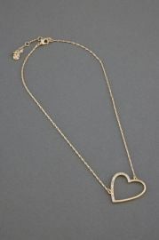 Lucky Brand Pave Open Heart Pendant at Lucky Brand