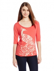 Lucky Brand Peacock Tee at Amazon