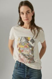 Lucky Brand Queen of Spades Cotton Graphic Tee at Lucky Brand