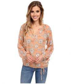 Lucky Brand Riviera Floral Peasant Coral Multi at 6pm