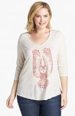 Lucky Brand Studded Owl Tee at Nordstrom