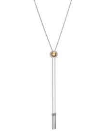 Lucky Brand Two-Tone Hematite-Paveacute  Chain Tassel Reversible Lariat Necklace 33  2 extender  Reviews - Necklaces - Jewelry  Watches - Macys at Macys