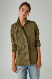 Lucky Brand Utility Jacket in Olive Night at Lucky Brand