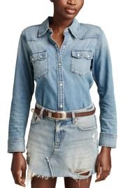 Lucky Brand Western Denim Shirt at Nordstrom