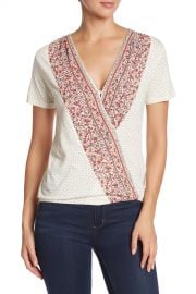 Lucky Brand Wildflower Surplice Top at Nordstrom Rack