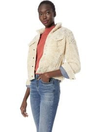 Lucky Brand Women s Sherpa Tomboy Trucker Jacket at Amazon