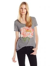 Lucky Brand Womenand39s Coral Flower Tee at Amazon