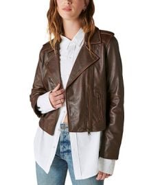 Lucky Brand Womens Classic Leather Moto Jacket - Macys at Macys