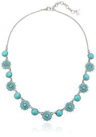 Lucky Brand Womens Turquoise Collar Necklace III at Amazon