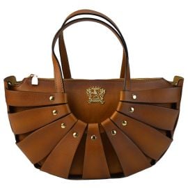 Lucolena Clutch bag B11034 - Brown Pratesi Leather at Pratesi