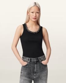 Lucy Chain Embellished Tank at All Saints