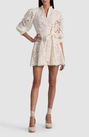 Lucy Embroidered Long Sleeve Minidress at Nordstrom