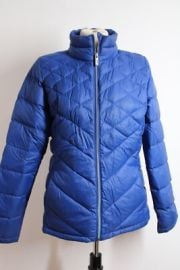 Lucy M Blue Daily Zen Quilted Down Puffer Jacket eBay at eBay