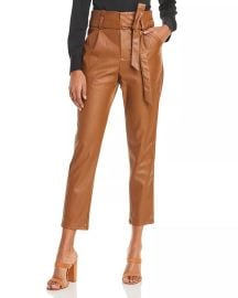 Lucy Paris Faux Leather Paperbag-Waist Pants - 100 Exclusive Bloomingdales at Bloomingdales