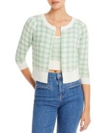 Lucy Paris Gingham Cropped Cardigan   Bloomingdales at Bloomingdales